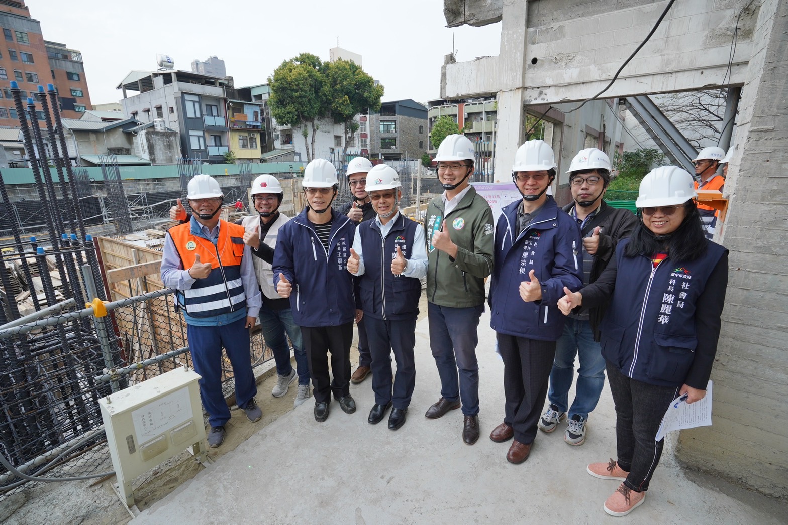 復刻歷史記憶 中市建設局長視察美村綜合服務園區工程