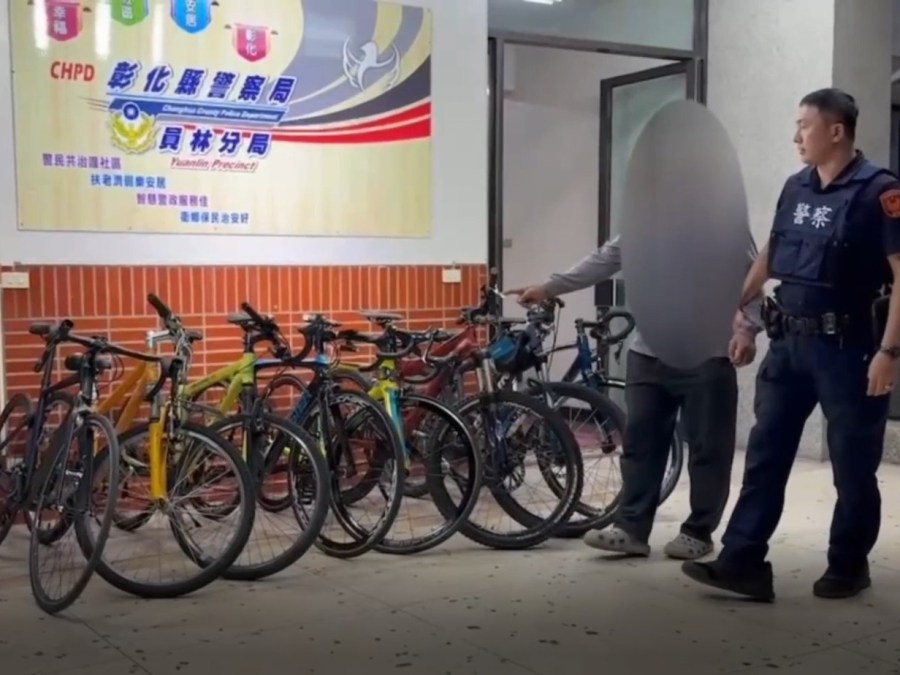 單車大盜二人組專挑暢銷款 彰化雲林分逮2人起出8贓車 193 cnews204240227a01