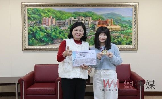 國際化競技  展現專業魅力！中臺科大陳之妍勇奪專業英日文能力全國賽冠軍