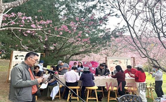 以詩度鍍櫻花祭的金 九族文化村「櫻花咖啡茶與文學的對話」活動