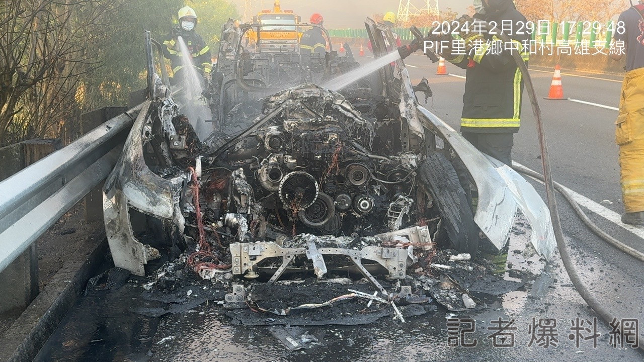 國道,火燒車,國10,休旅車,里港