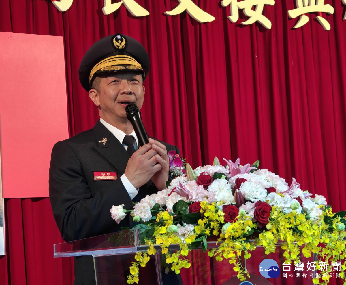 基隆消防新任局長游家懿誓師上任　打造基隆安全城市未來
