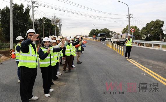 張麗善視察水碓南橋改善工程 要求做好施工期間道路安全