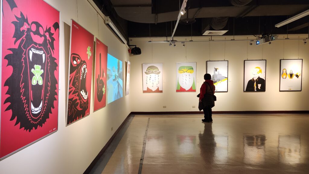 現場空間展出王桂沰老師與莊國民老師的作品(圖/陳惠玲攝影)