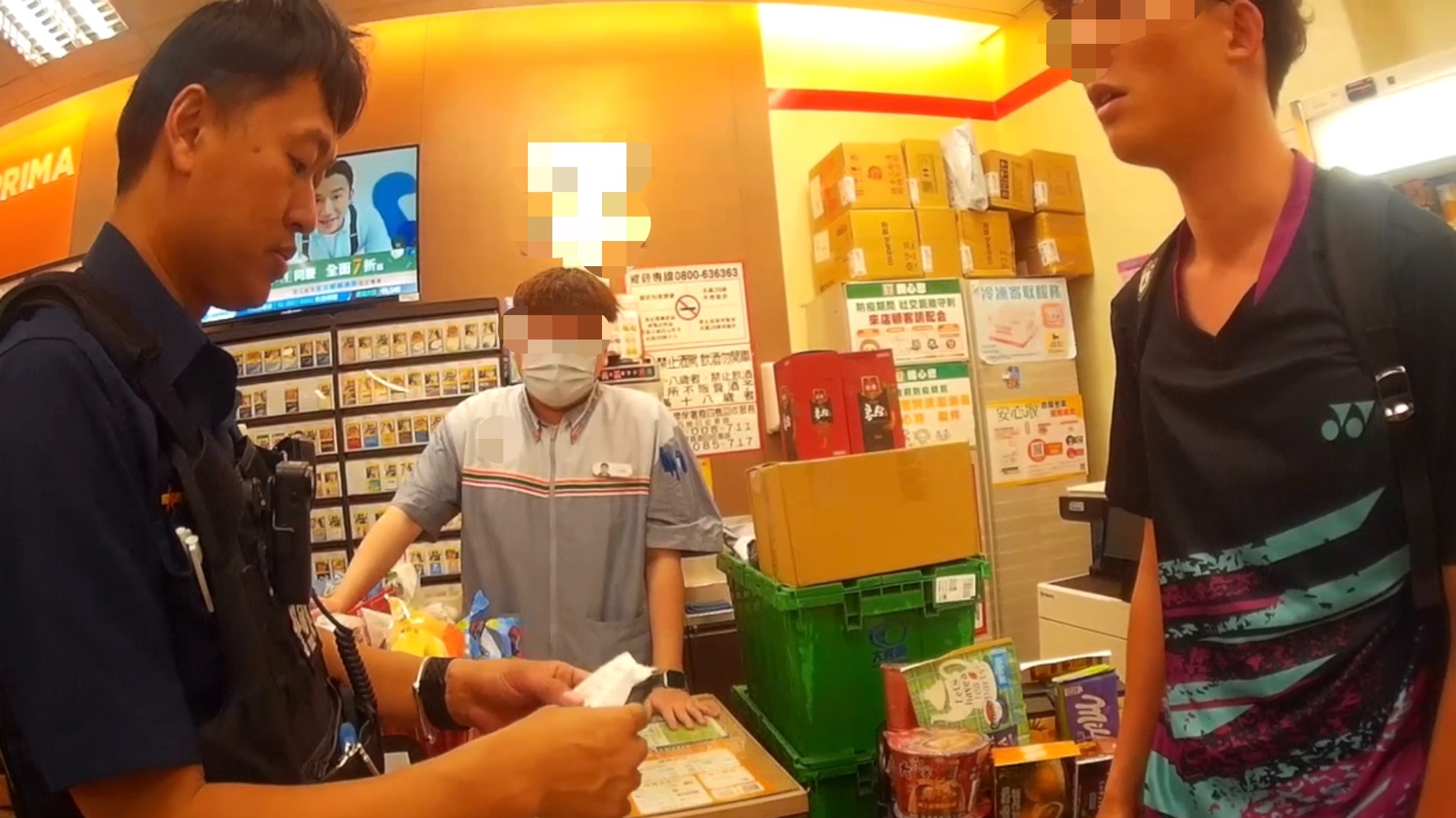 超商店員機警識破老梗 警民合作阻斷交友詐騙。〈圖/記者蔡宗武翻攝〉