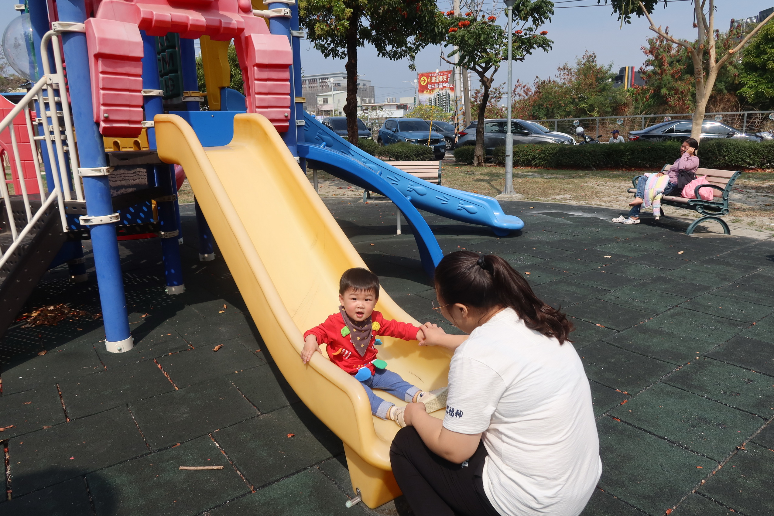 ▲員林市立重劃區幼兒園園舍興建工程舉行開工動土典禮，重劃區幼兒園園舍完工後，更可因應家長上班的時間需求。（記者張溎壕攝）