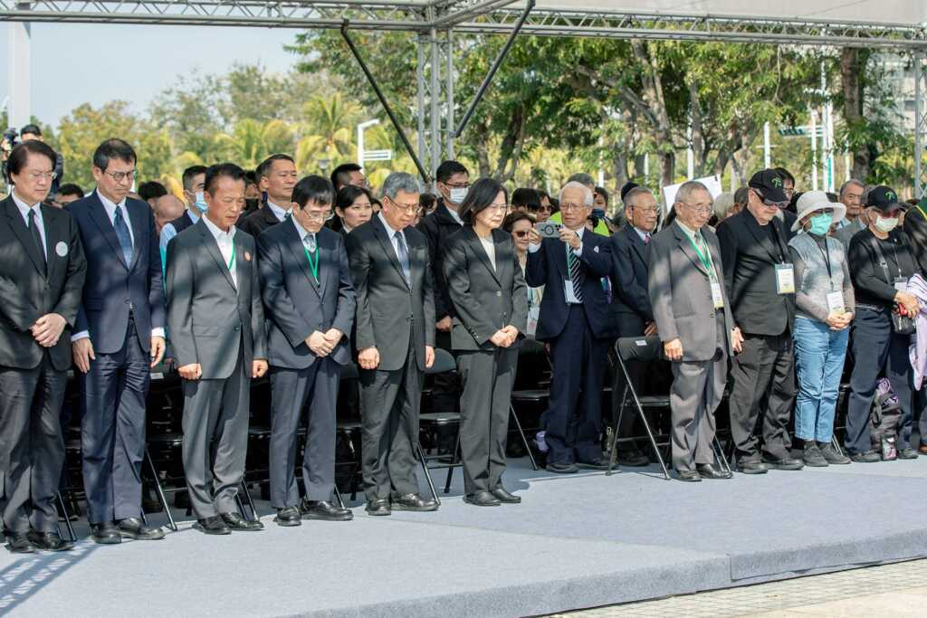 ▲總統出席「二二八事件77周年中樞紀念儀式」追求民主永續的社會共同體。(總統府提供)