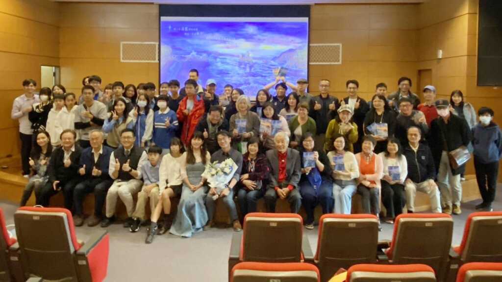 ▲明道中學國文教師陳明群新書發表會。(記者林明佑翻攝)