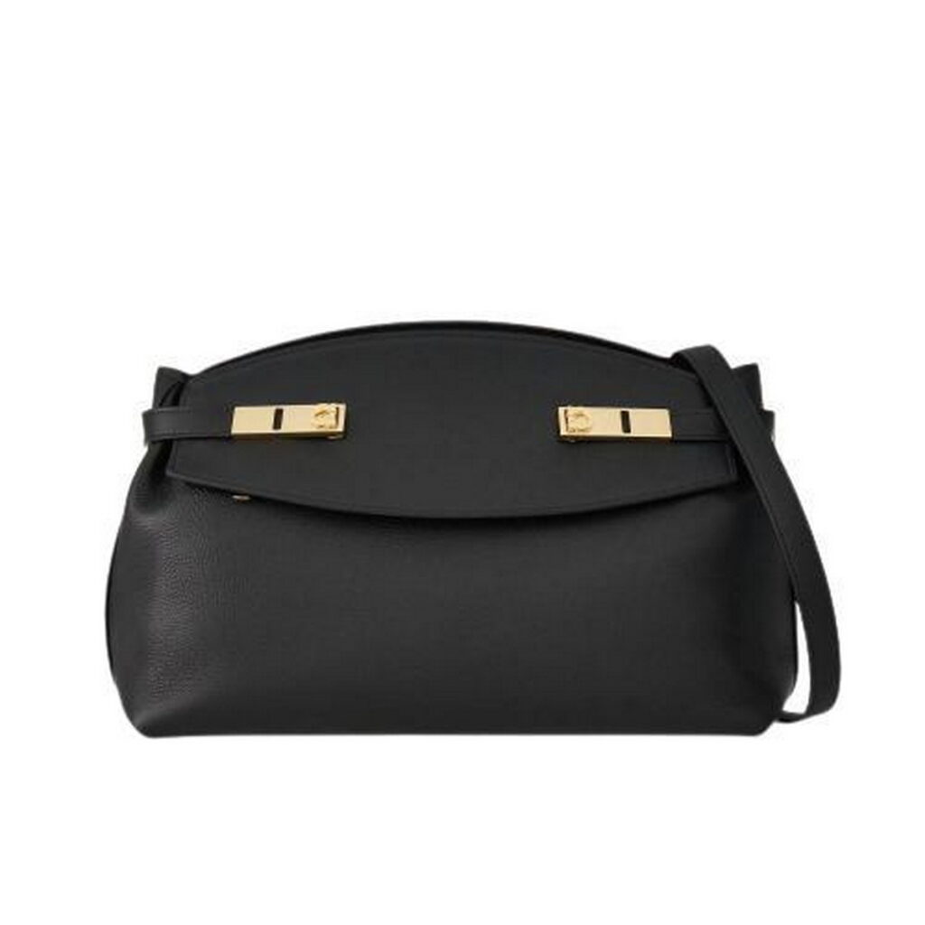 FERRAGAMO-FERRAGAMO HUG手拿包- 經典黑 TWD$94,900
