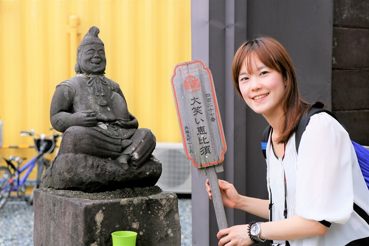 佐賀市擁有800多尊惠比須神像,尊尊各具特色,圖為大笑惠比須,歡迎來一趟惠比須巡禮。 圖:元氣佐賀/提供