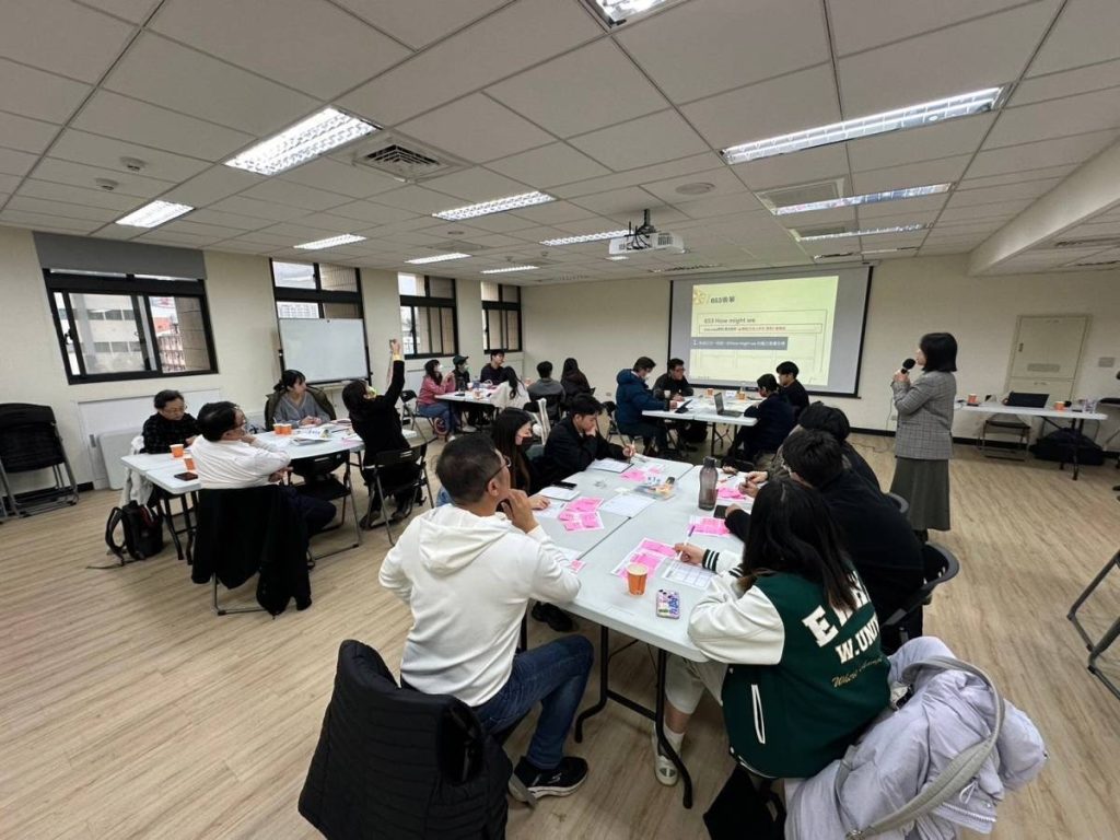 「劇本導引設計思考工作坊」培育在地創業人才。(圖/記者林照東翻攝)