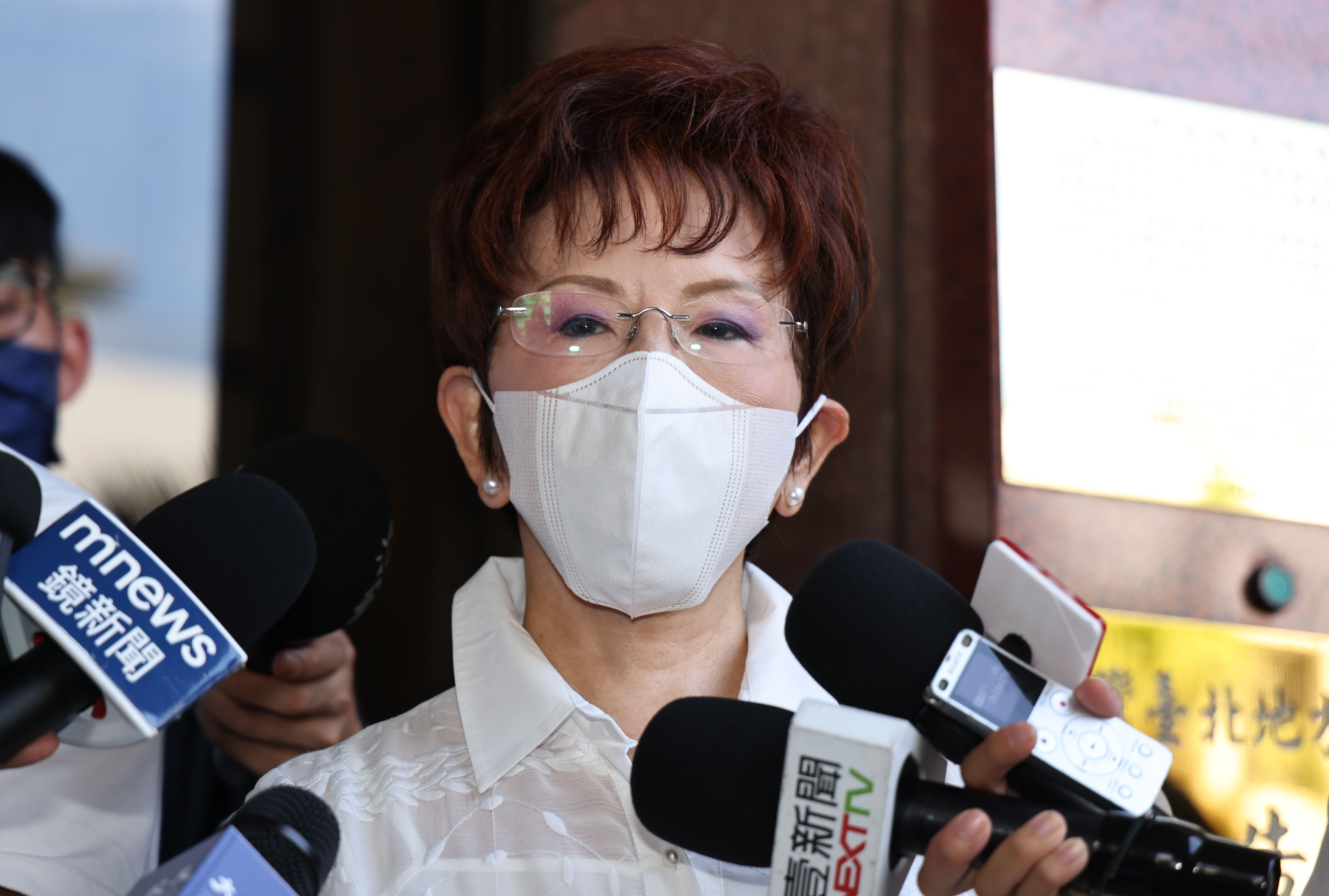 國民黨前主席洪秀柱6日發文提醒,國民黨應慎重處理裁併黃復興黨部一事。資料照片/林啟弘攝
