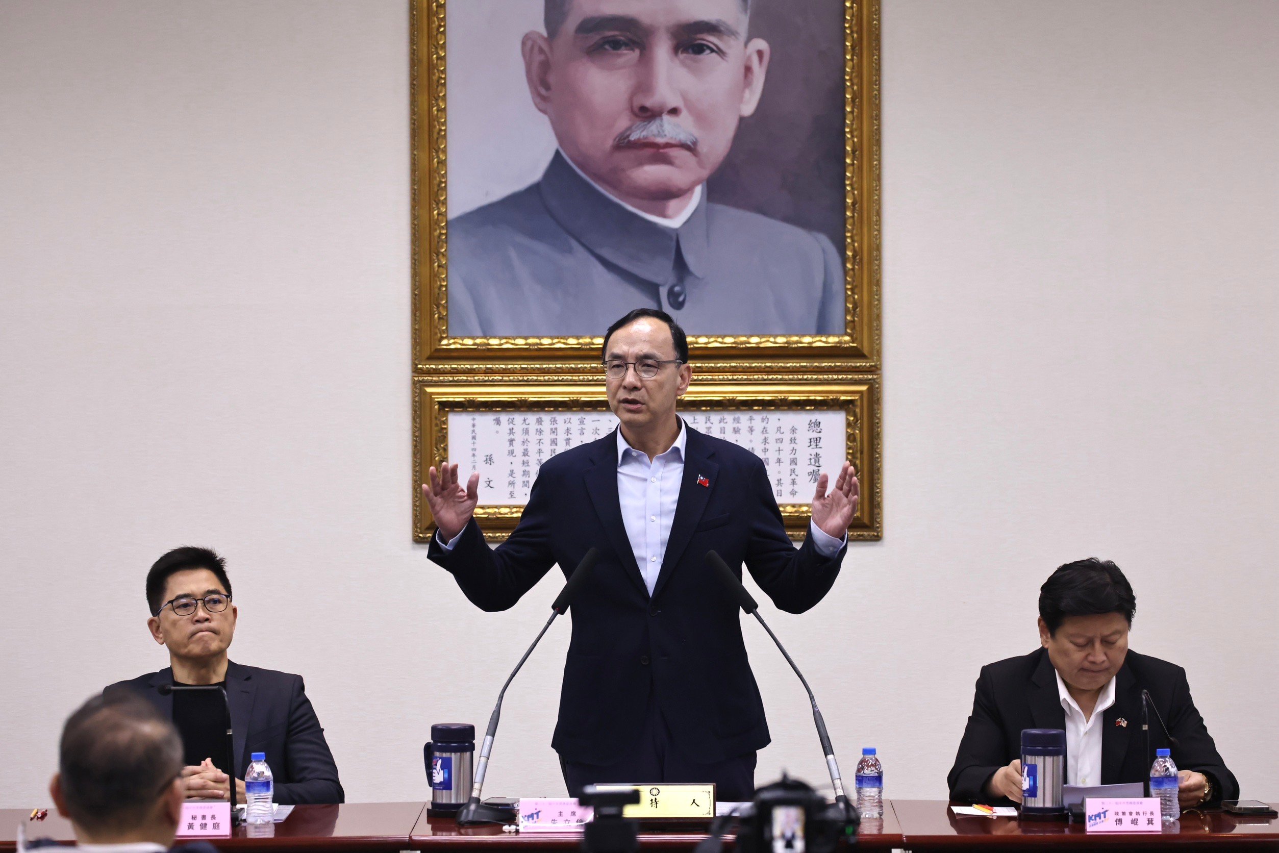 朱立倫強調,自己不是消滅黃復興,是讓整個國民黨的組織更強大、更精進、更團結。林啟弘攝