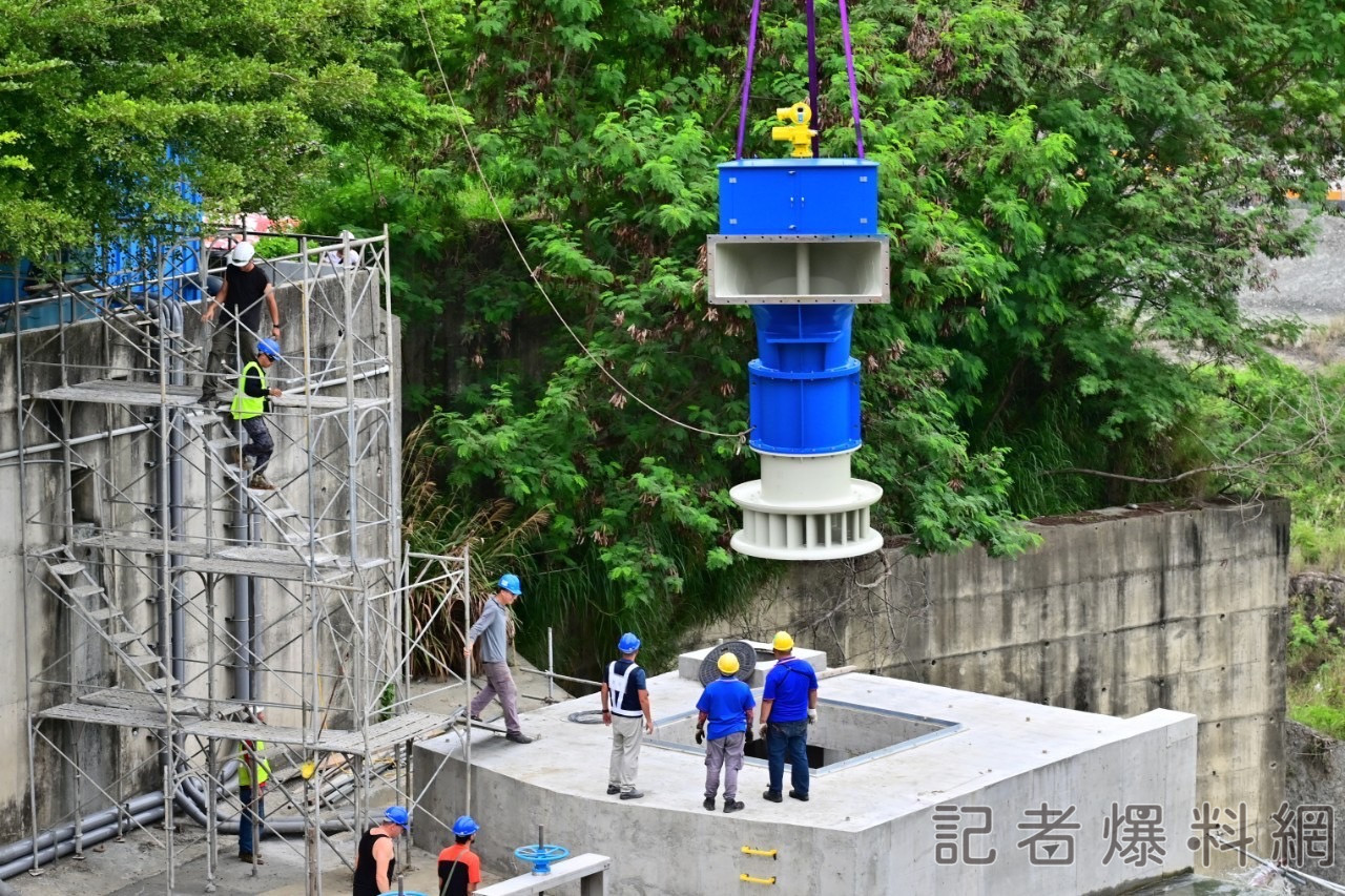 全台首座虹吸小水力發電廠 年底發綠電售民間企業
