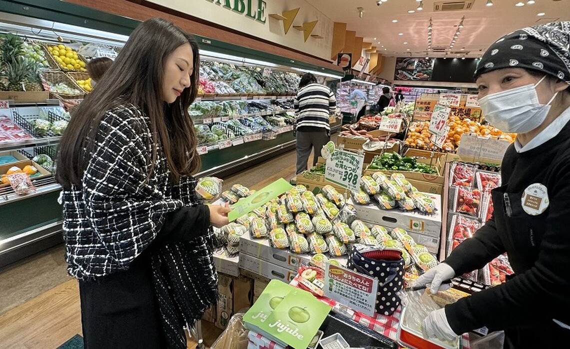 搶搭東京國際食品展熱潮 高雄首選蜜棗日本超市上架熱賣