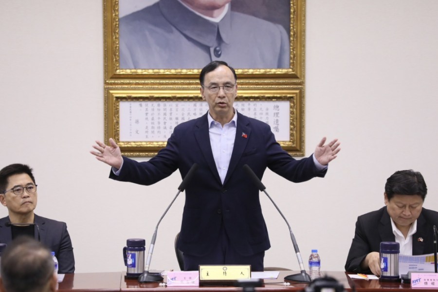 國民黨中常會通過組改案 朱立倫:絕對不是消滅黃復興 175 朱立倫6日主持中常會。