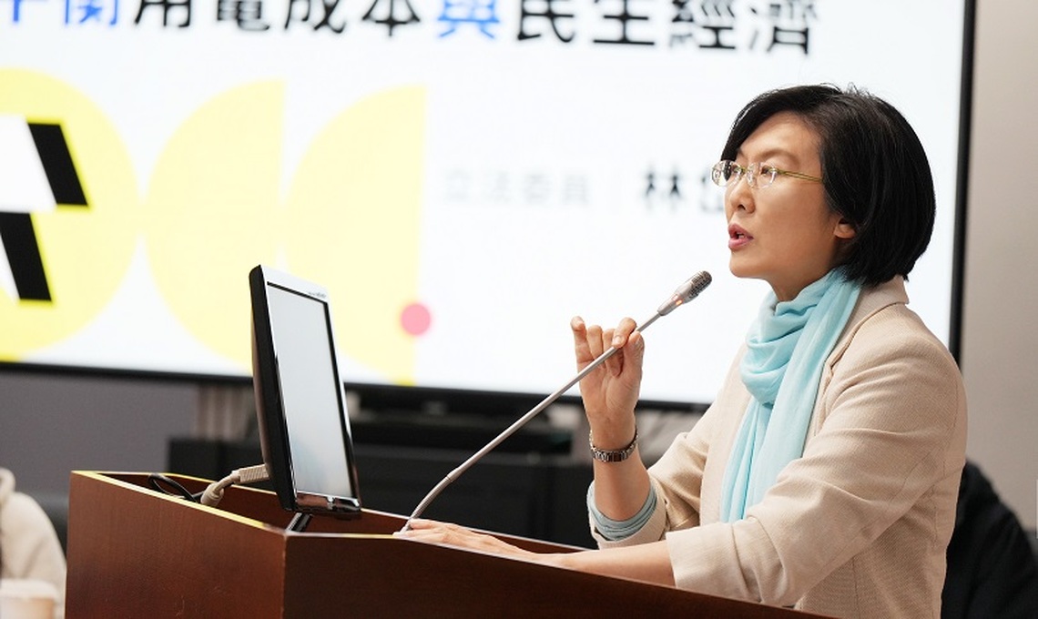 林岱樺 籲調漲電費應考量民生與經濟平衡