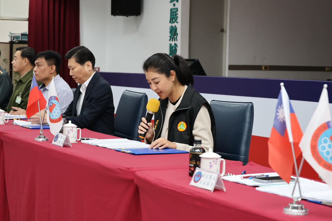 許淑華縣長主持全民防衛動員及防救災三合一會報定期會