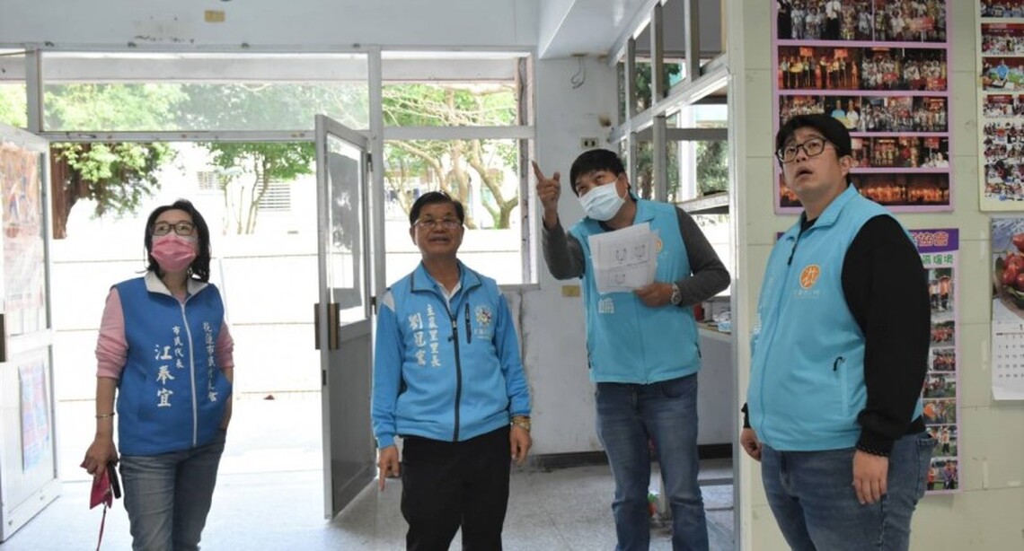 主農里活動中心進行耐震補強工程 魏嘉彥籲請民眾體諒