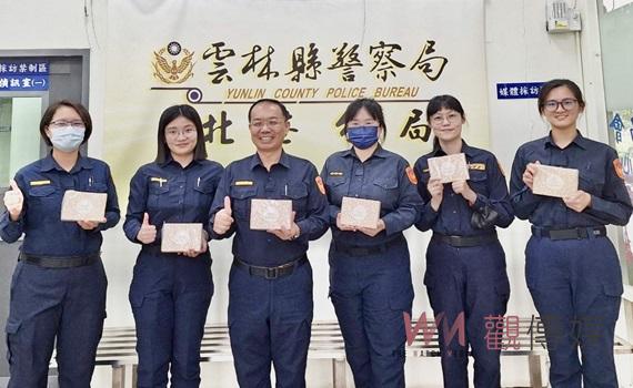 北港分局長與警友主任致意 肯定女性同仁傑出貢獻