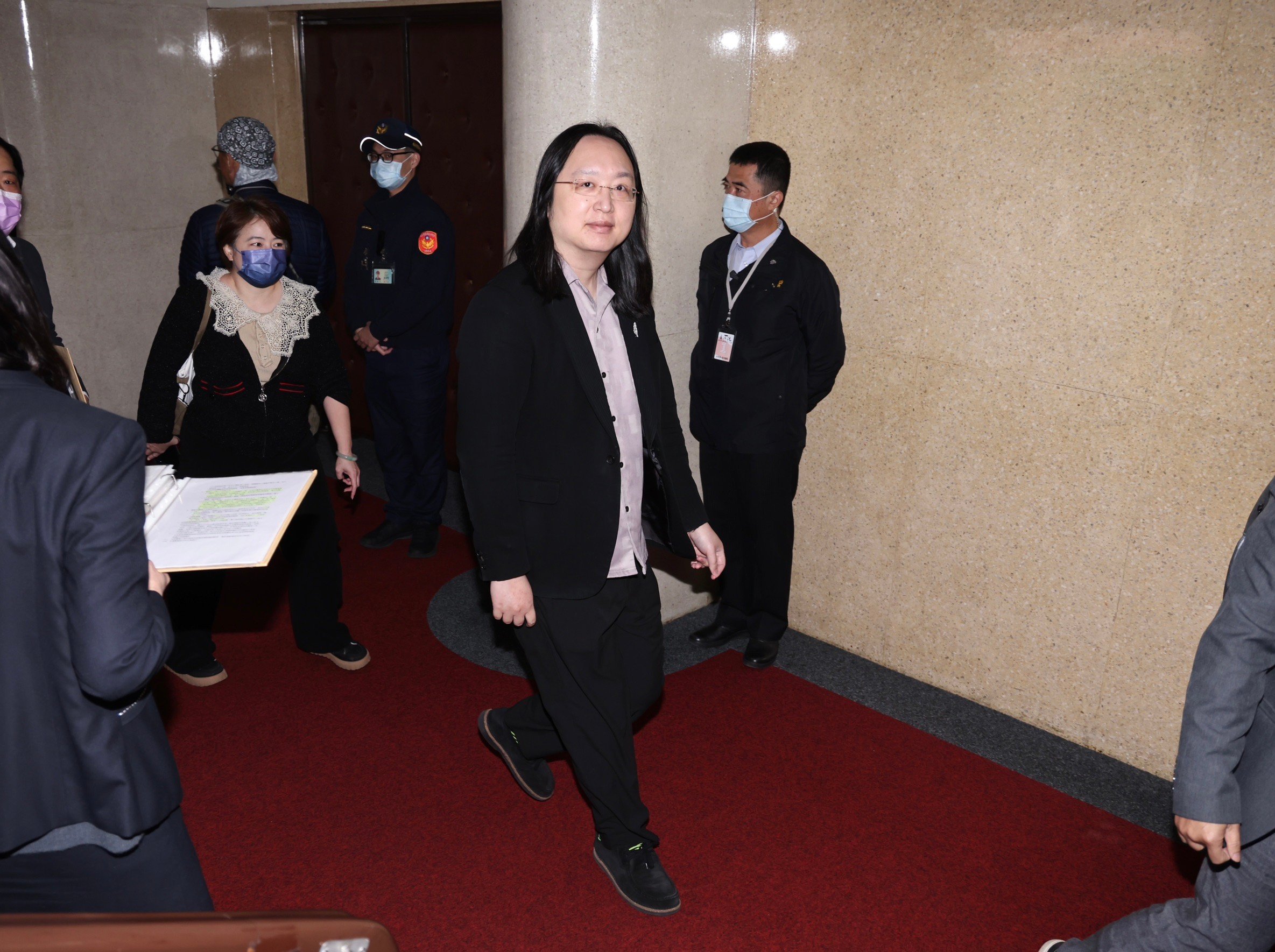 吳子嘉預測,數位部長唐鳳不會留任。林啟弘攝