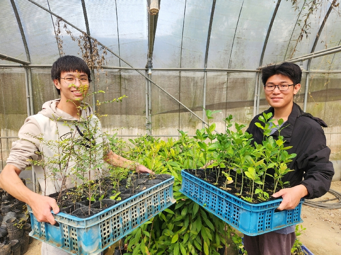 嘉義大學「人森楨楠」森林週 3月11日活動首日贈苗加碼送 帶領民眾感受森林的氣息