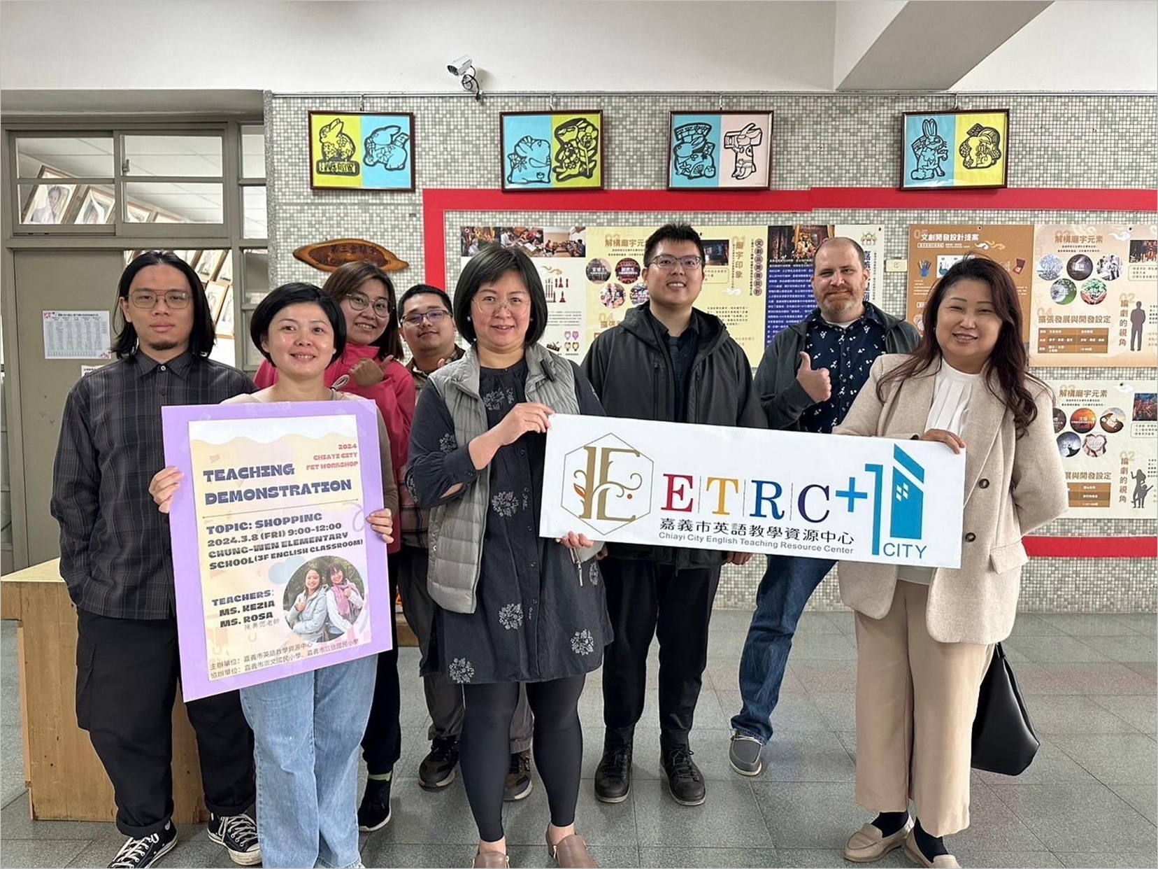 嘉市外師說觀議課     歡度三八國際婦女節