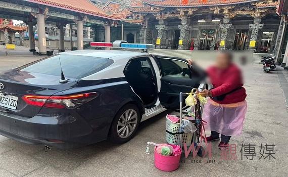 老婦南下參拜流落街頭 臺西警協助安置