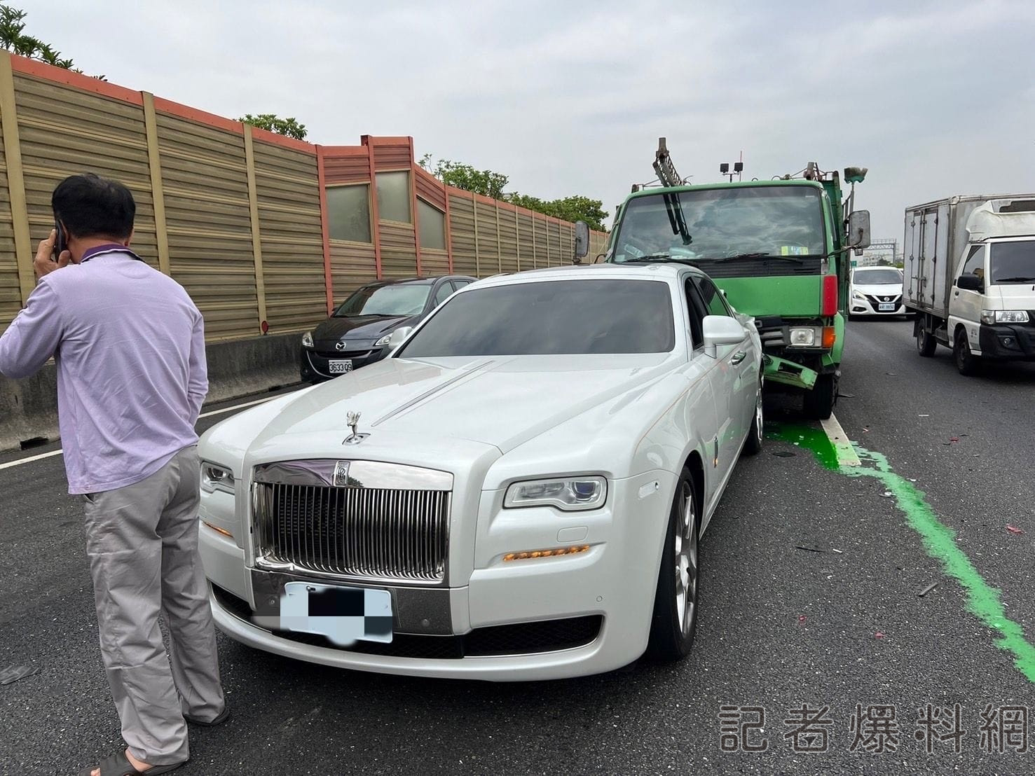 國道,追障,車禍,勞斯萊斯,貨車