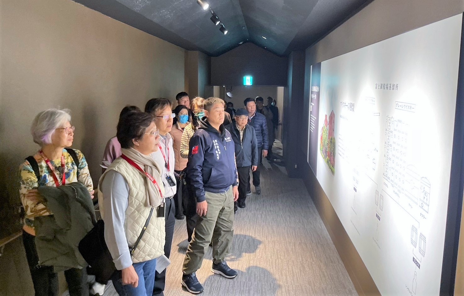 ▲彰化縣長王惠美率領團隊參訪日本三溪園的園藝造景以及富士御殿場蒸餾所的米糧加工釀酒技術，深入了解日本園藝文化的精髓。（彰化縣政府提供）
