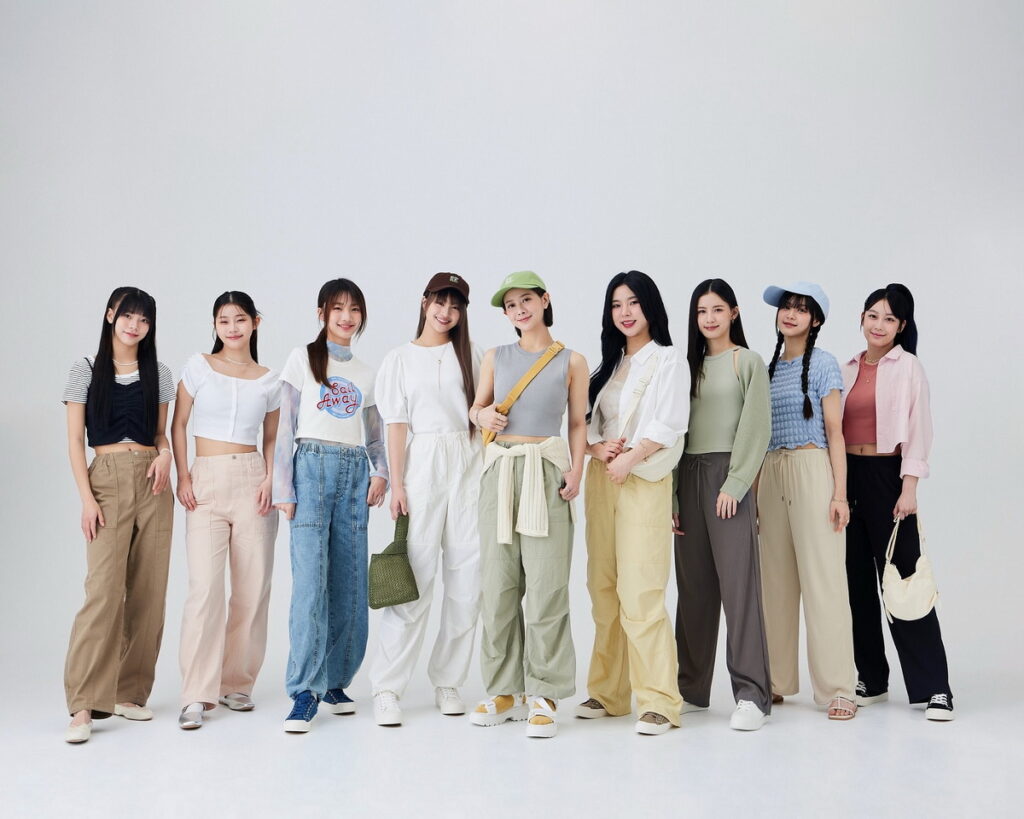 大勢女團「GENBLUE幻藍小熊」搶先穿上「PULL ON PANTS美型輕便褲系列」,每位成員各自換上不同褲款,打造最簡單有型的玩「褲」時尚!