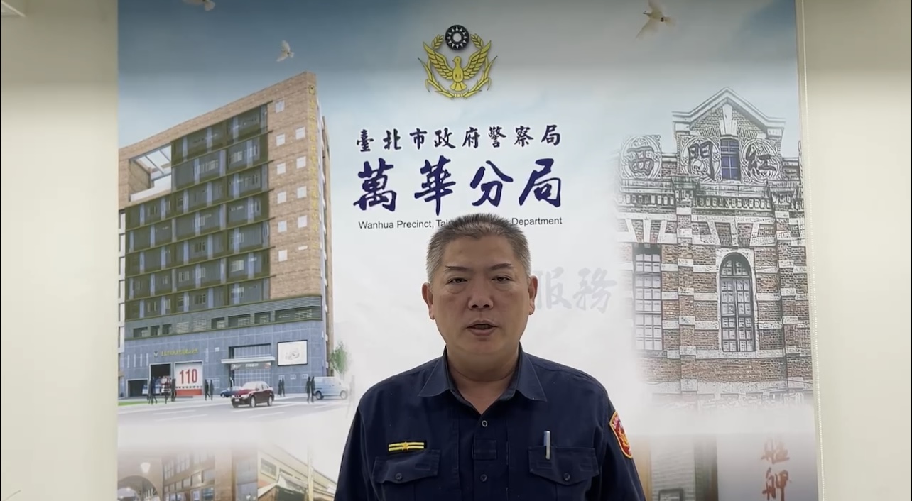 龍山所副所長馬秋揚說明案情經過，並呼籲民眾如遇糾紛，務必循正當途徑調解處理。（圖/記者 張泓笙翻攝）