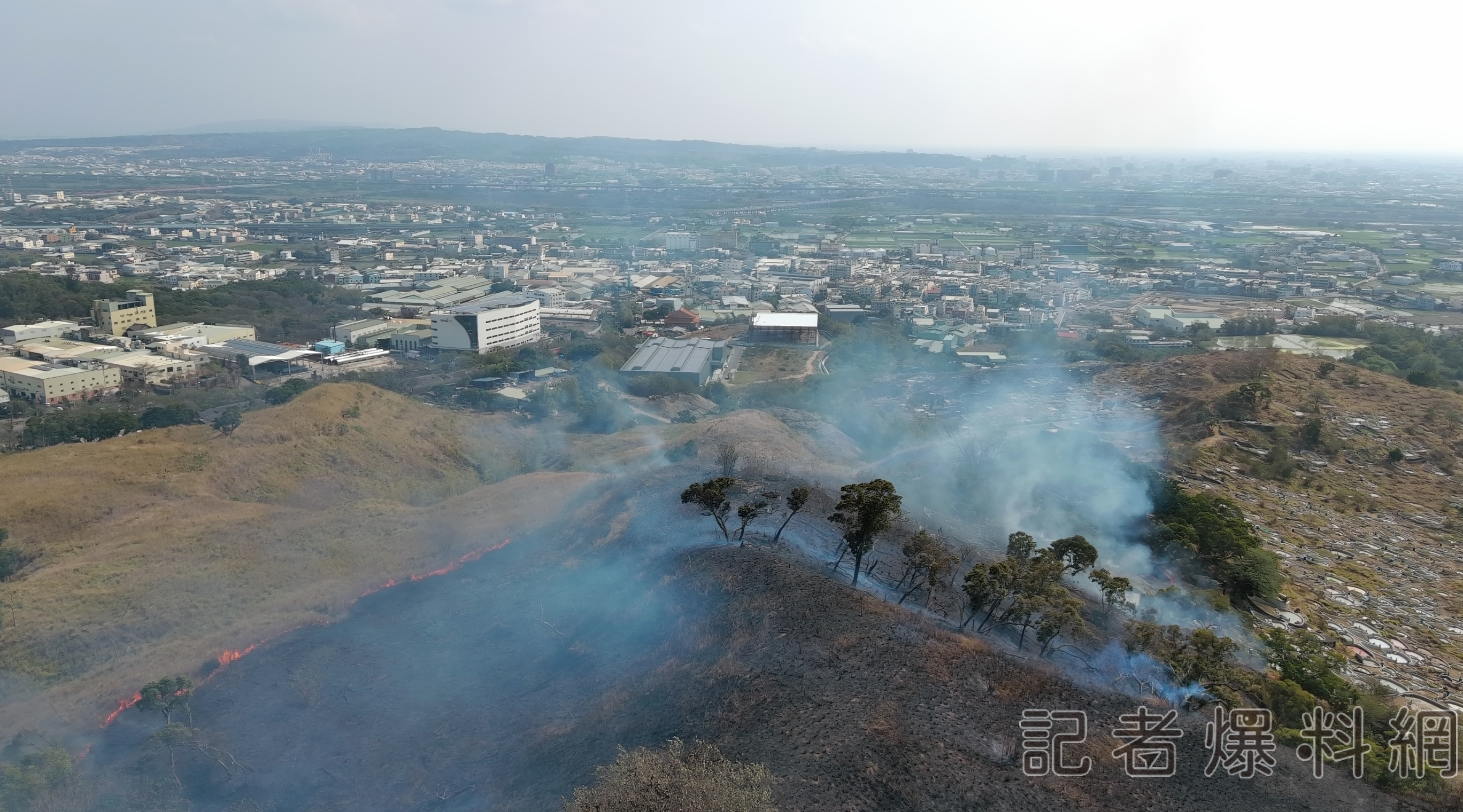 清明掃墓不燒墓 中市府祭2罰單取締引火焚燒者