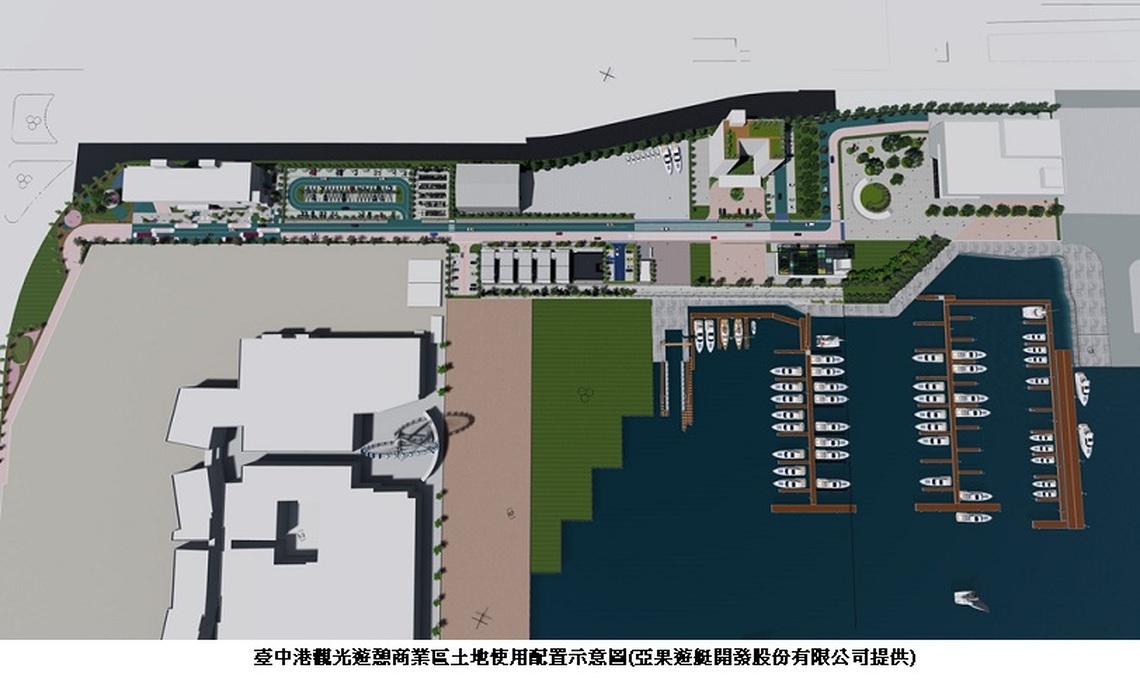 港務公司成功引進亞果公司投資臺中港觀光遊憩商業區 打造休閒遊憩新核心-臺中國際遊艇港
