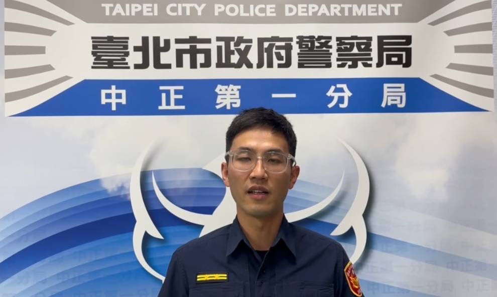 忠西所所長楊鎧維說明案情並呼籲民眾切勿一時貪小便宜以身試法，警方必將依法嚴辦。（圖/記者 張泓笙翻攝）