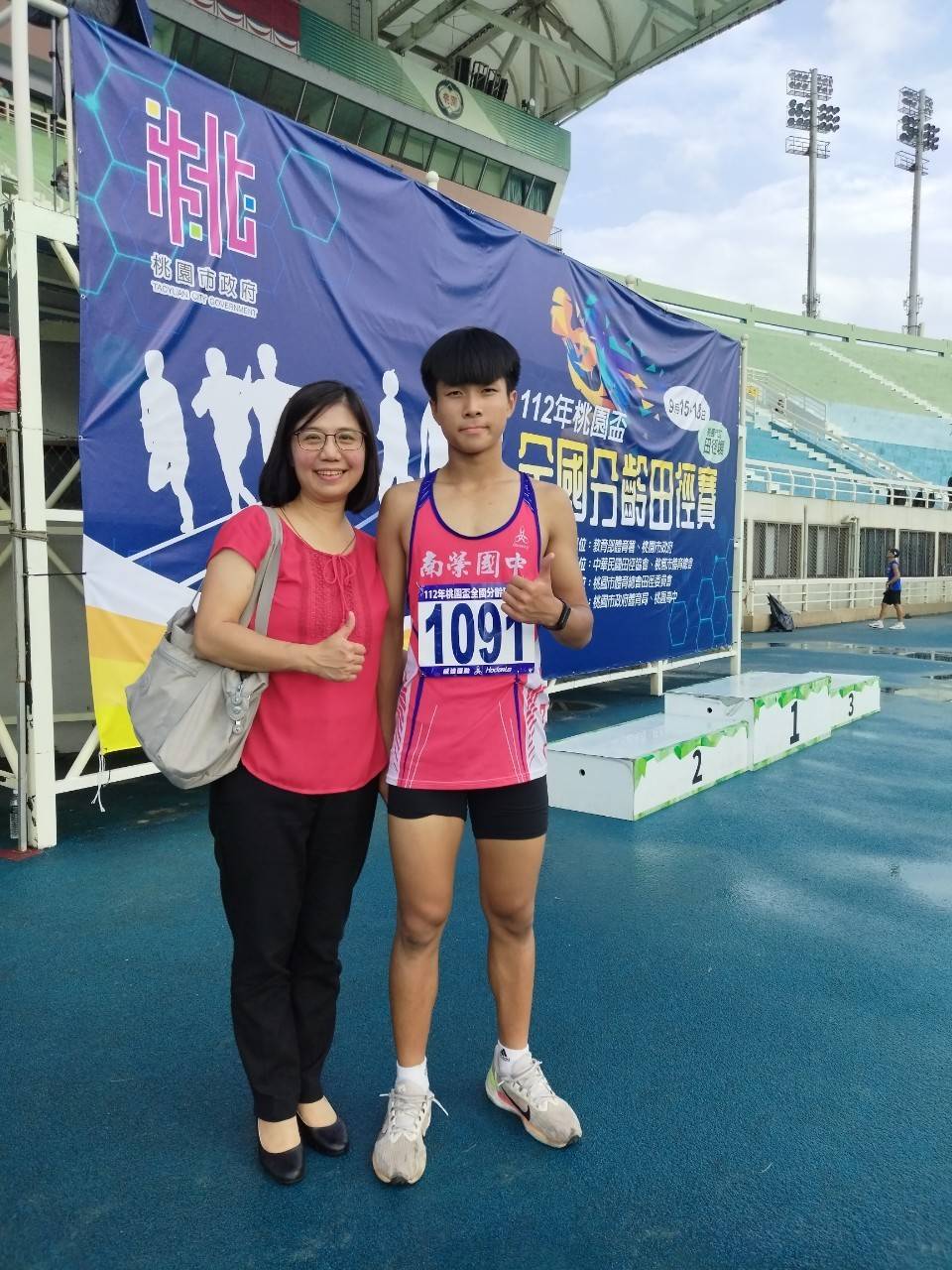曹佑宗心中有愛逐夢無懼100公尺達全中運標準