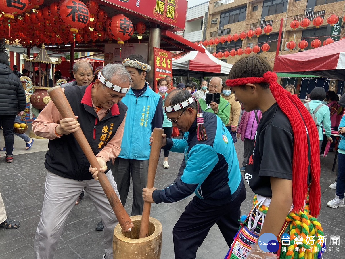 田中乾福宮歡慶土地公頭牙 辦理 幸福攏來-幸福「麻麻 」非你莫「糬」