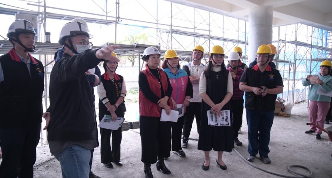 建設友善校園環境 徐榛蔚會勘北濱國小南側校舍重建工程