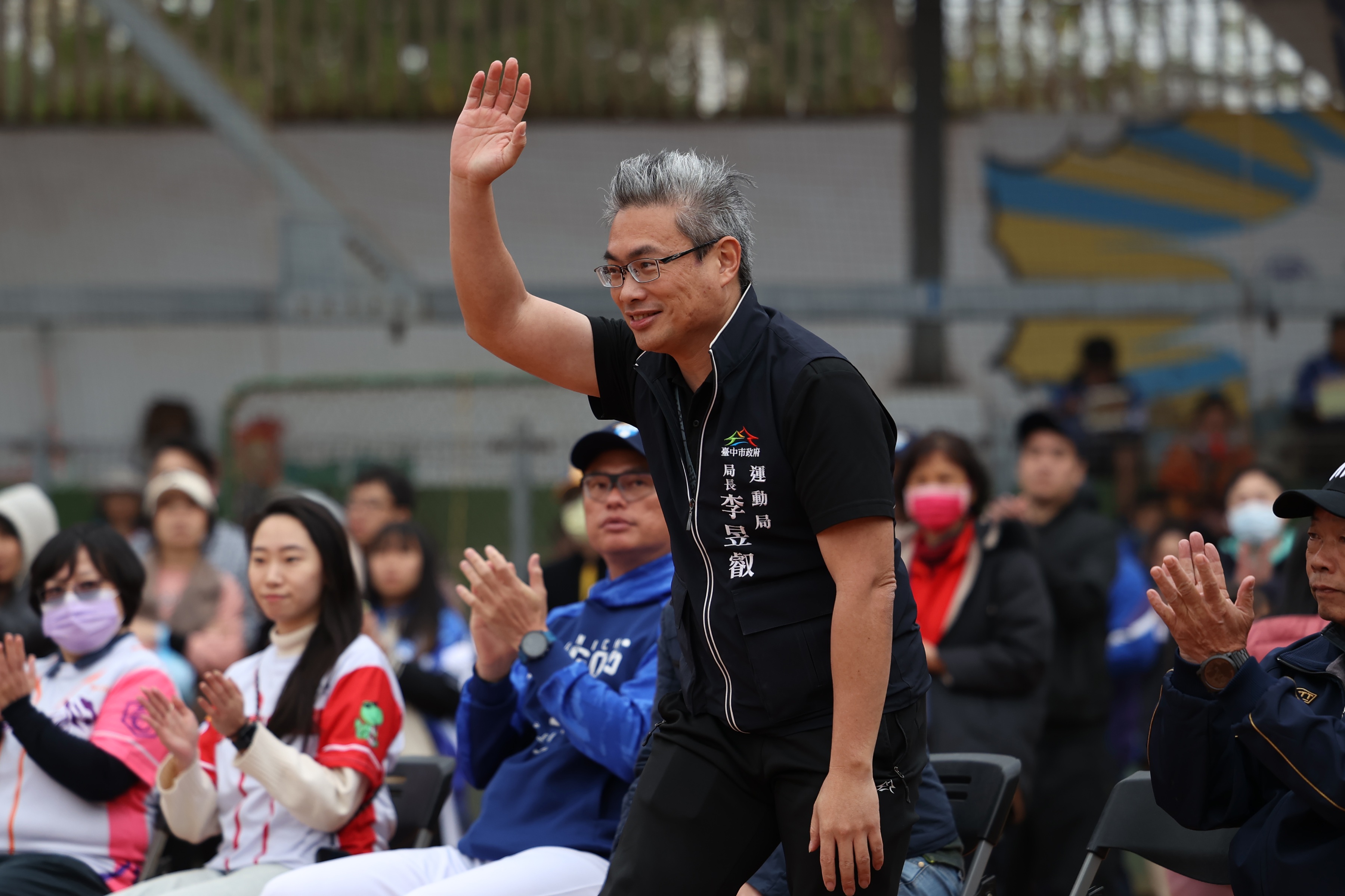 ▲臺中市政府運動局局長李昱叡（圖　台灣社區棒球推廣協會提供）