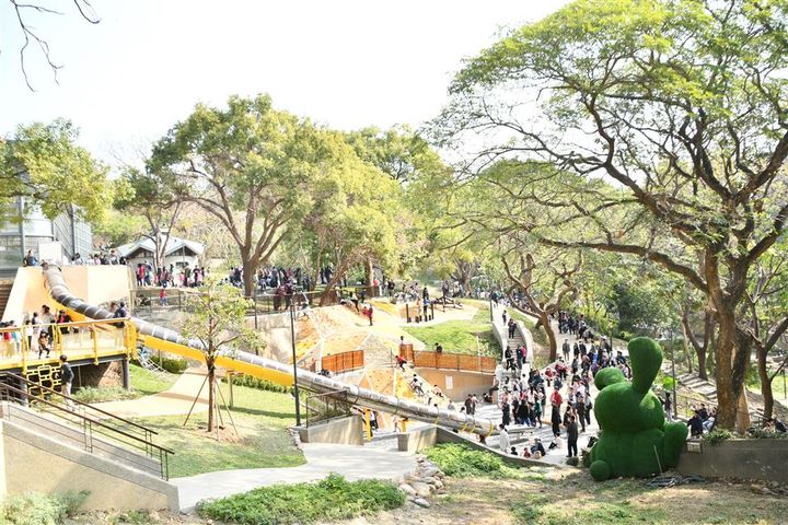 彰化最大公園綠地「八卦山大佛綠地森呼吸」啟用。 圖:彰化縣政府/提供