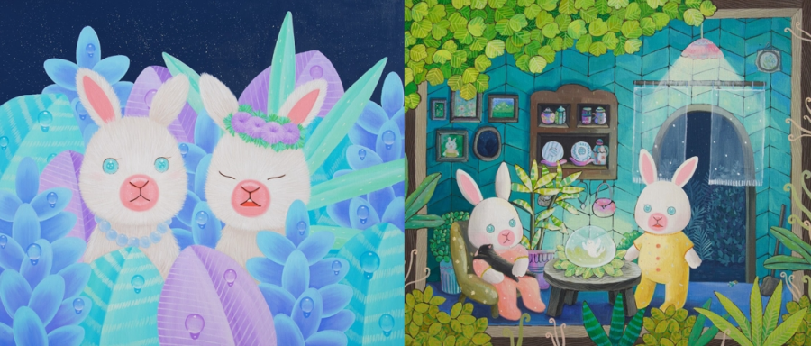 韓國夢幻藝術家林率智首次台北個展 「Midnight」展現獨家色彩美學 202 cnews124240312a03