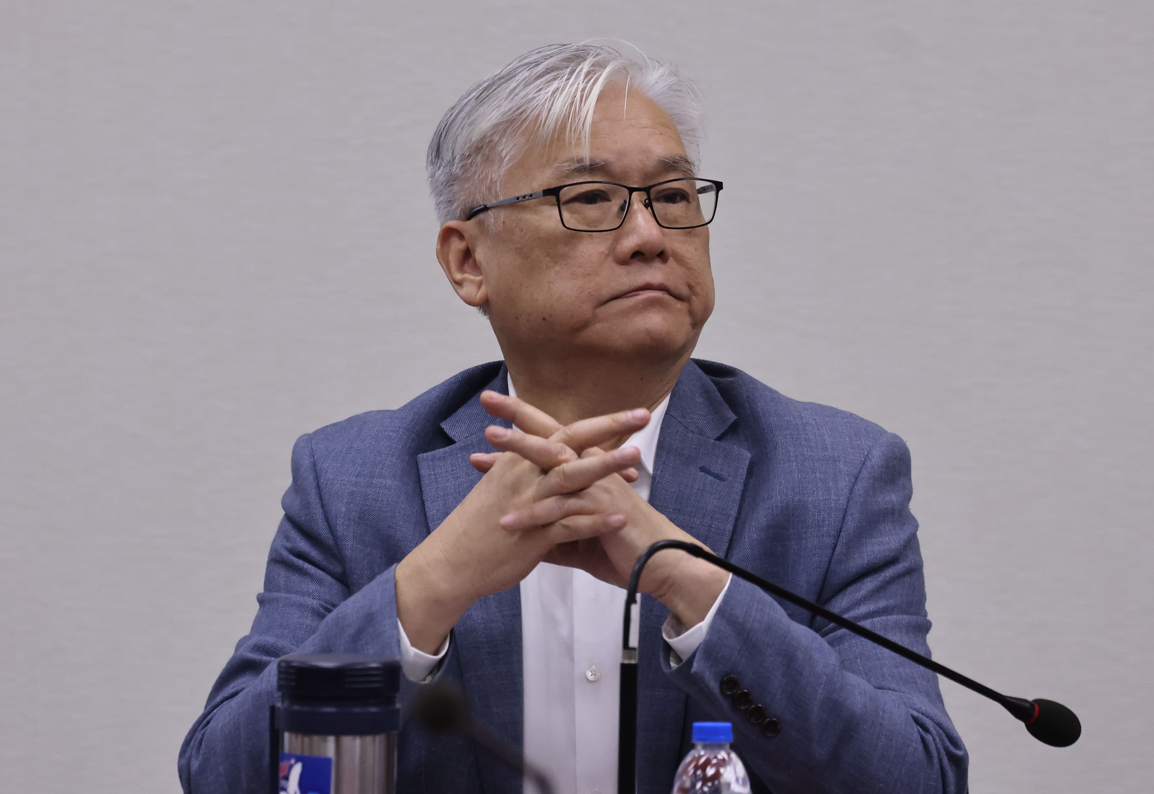 夏立言13日下午又要與國民黨大陸事務部人員訪中7天。資料照片/林啟弘攝