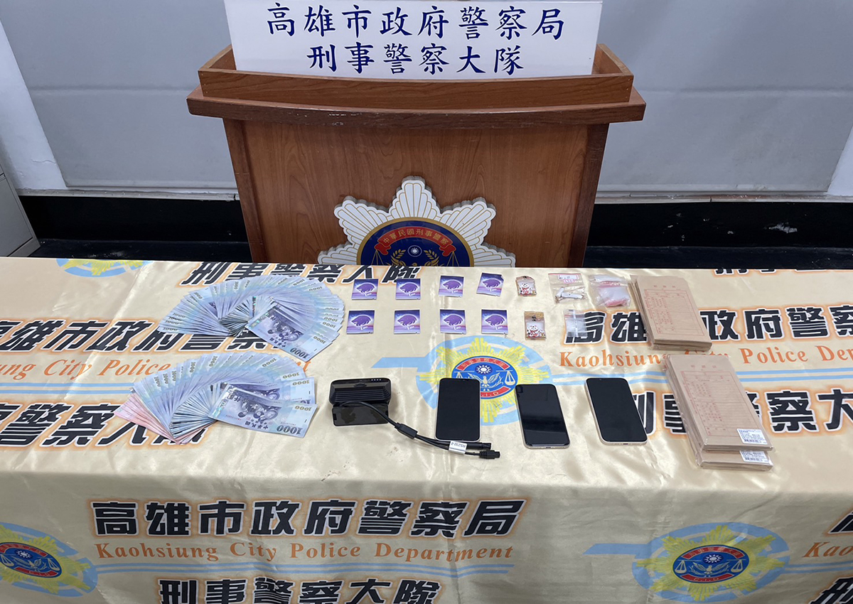 ▲警方查獲贓證物。(圖/市刑大提供)