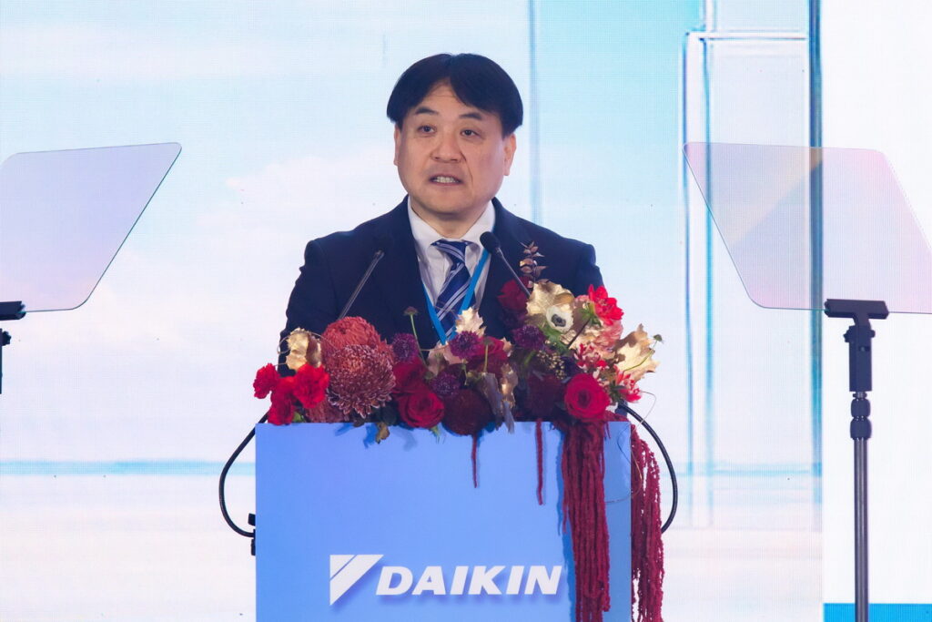 2024和泰興業代理大金空調發表會大金工業株式會社執行役員全球戰略本部研修上原章司(MR. Uehara Shouji) 先生致詞