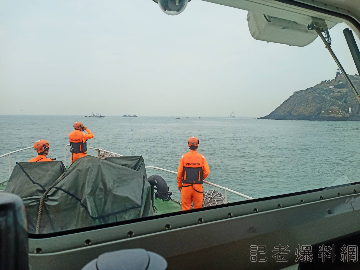 陸籍漁船,翻覆,金門,海巡隊,東碇,搜救,落水,意外