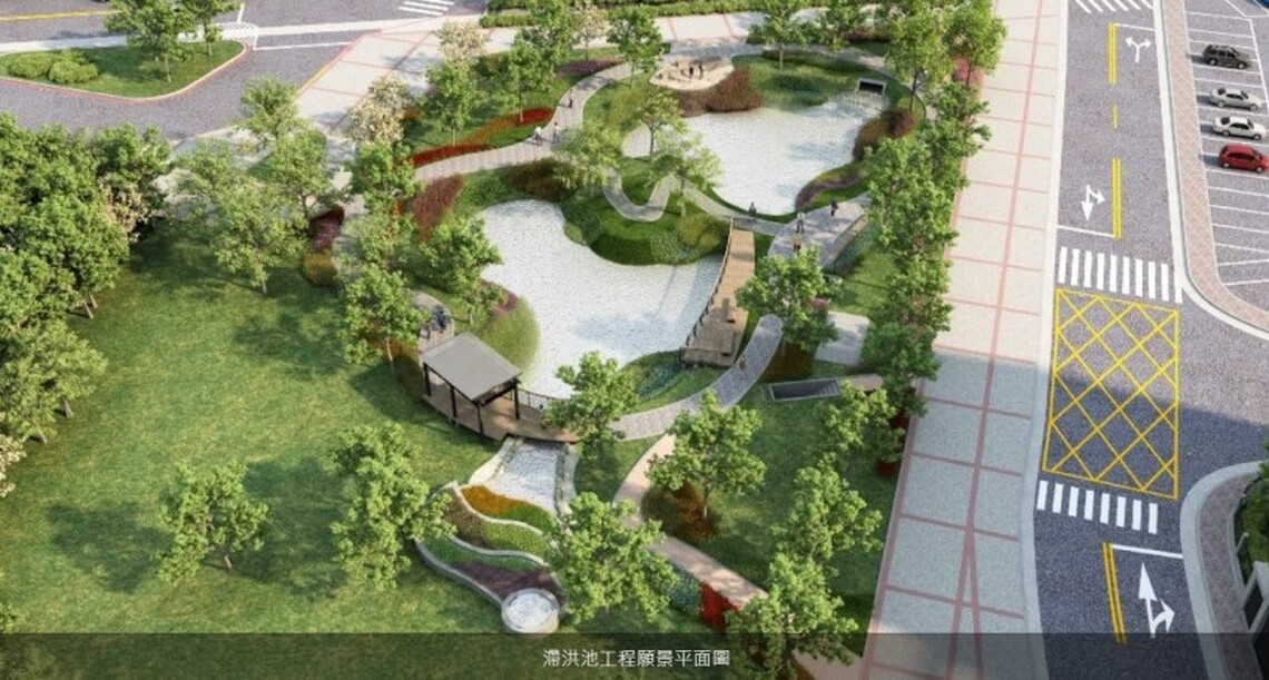 士林官邸滯洪池新建工程 蔣萬安主持開工祈福典禮