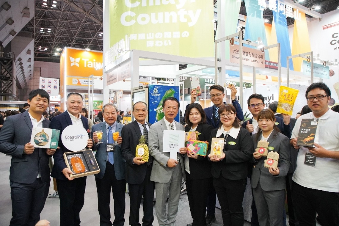 東京國際食品展落幕嘉義縣現場接單及後續一年商機商機效益5670萬 較去年成長2.5成