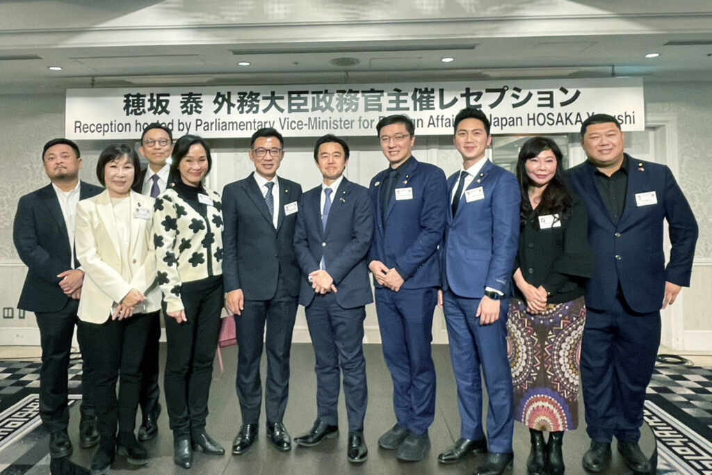 ▲江啟臣副院長率跨黨派代表團赴東京參加「亞洲太平洋國會議員聯合會」(APPU)(立法院提供)