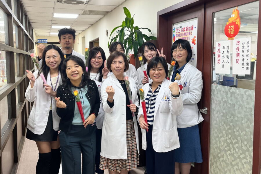 圖／衛生福利部臺北醫院以愛疼惜社工、力挺社工。（衛生福利部臺北醫院提供）