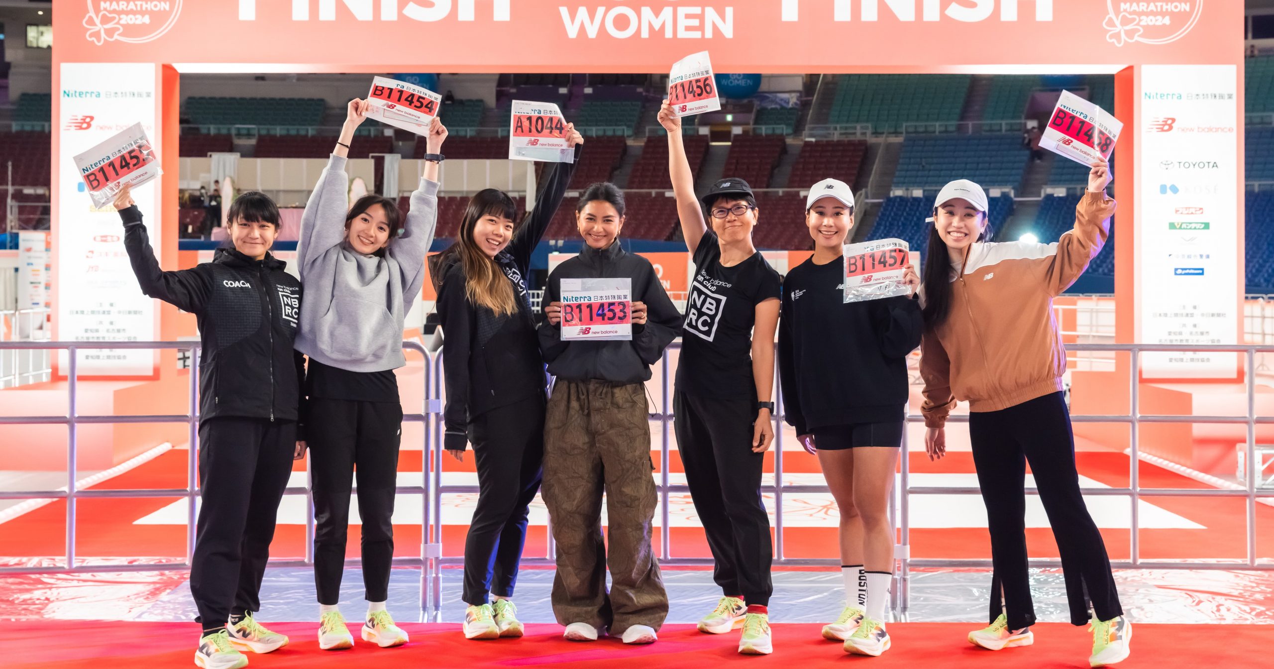 NBRC教練與學員攜手挑戰2024名古屋女子馬拉松。圖片來源:New Balance